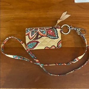 Vera Bradley Wallet and Lanyard